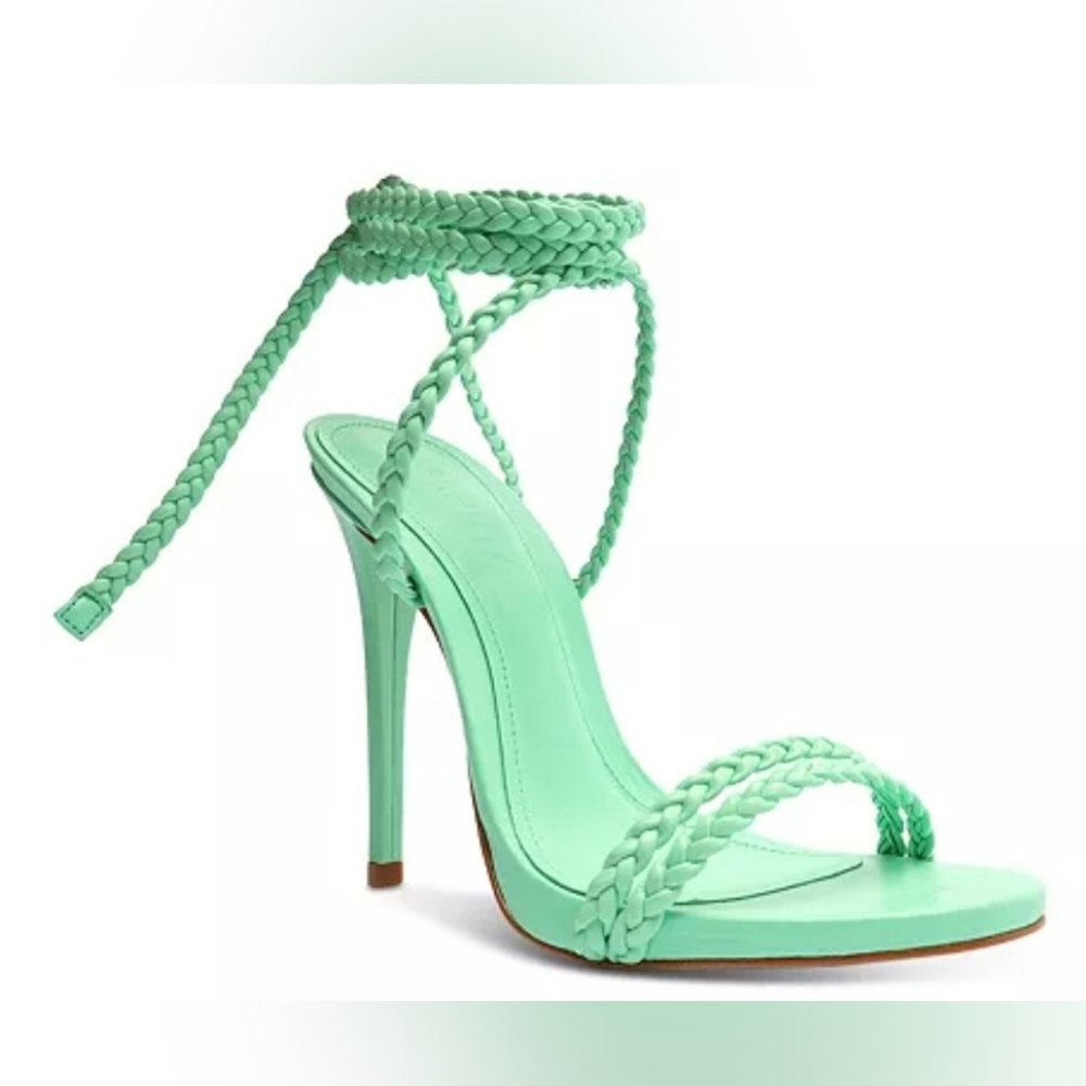 Schultz Jada Braided Ankle Tie Sandal